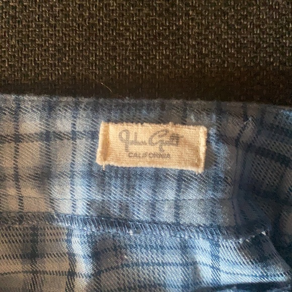 Blue plaid john galt skirt - Picture 3 of 4